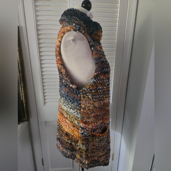 Pilcro Anthropologie Space-Dye Long Sweater Vest NWT - Picture 11 of 15